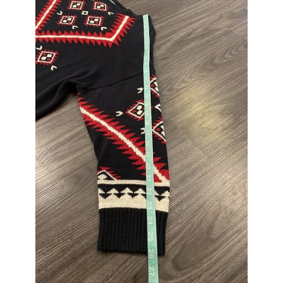 Ralph Lauren women's Geometric design Black Cotton Sweater plus size 2X - Picture 9 of 12